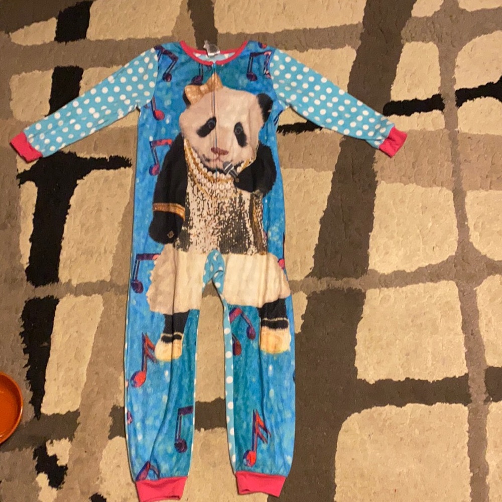 Dancing panda onesie